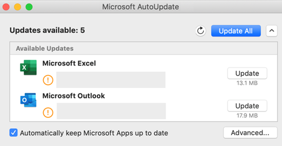 will microsoft continue to provide security updates for office 2011 for the mac